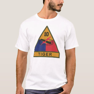 SSI - 10th Armoured Division w Name Tape T-Shirt