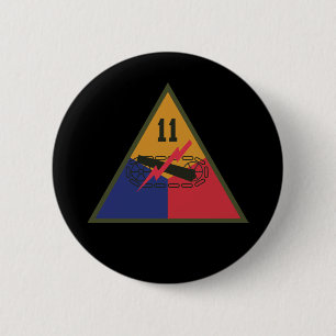 SSI - 11th Armoured Division 6 Cm Round Badge