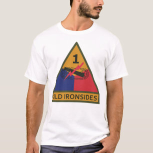 SSI - 1st Armoured Division w Name Tape T-Shirt