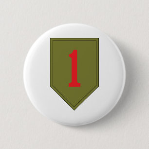 SSI - 1st Infantry Division wo Txt 6 Cm Round Badge