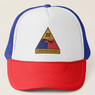 SSI - 20th Armoured Division w Name Tape Trucker Hat
