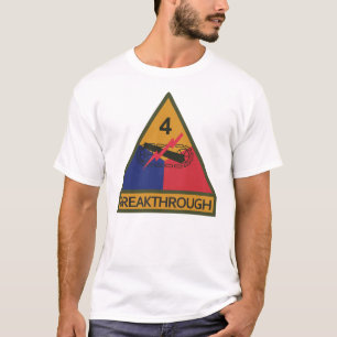 SSI - 4th Armoured Division w Name Tape T-Shirt