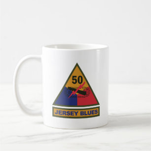 SSI - 50th Armoured Division w Name Tape Coffee Mug