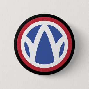 SSI - 89th Infantry Division 6 Cm Round Badge