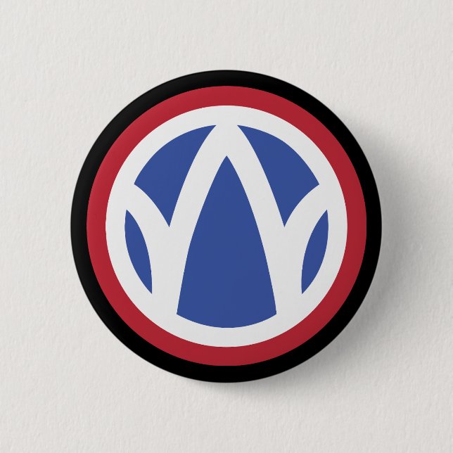 SSI - 89th Infantry Division 6 Cm Round Badge (Front)