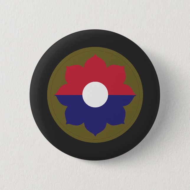 SSI - 9th Infantry Division 6 Cm Round Badge (Front)