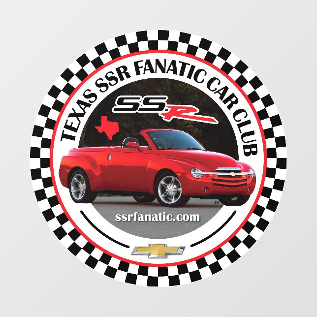 SSR Window Cling (Sheet)