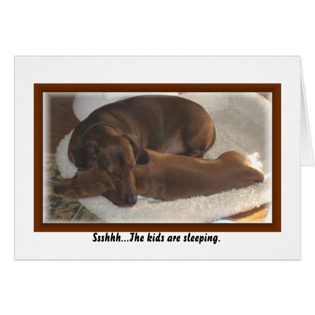 Ssshhh...The kids are sleeping. (Front Horizontal)