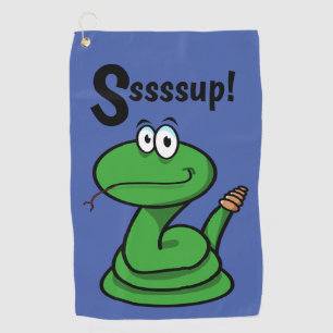 Sssssup! Snake Golf Towel