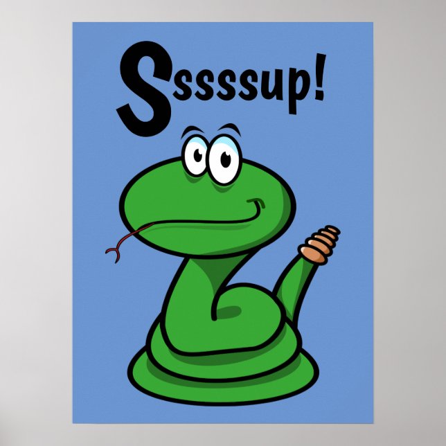Sssssup! Snake Poster (Front)