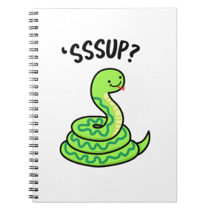 Sssup Funny Hissing Snake Pun Notebook