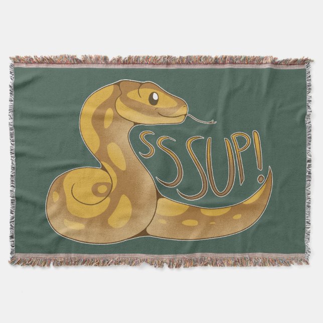 SSSup! Throw Blanket (Front)