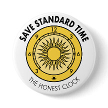 SST Logo Button “The Honest Clock”