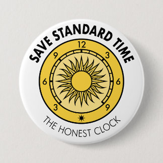 SST Logo Button “The Honest Clock”