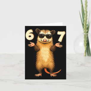Ssum 67 Hand Motion Meme Funny Kids Teens Gen Alph Card