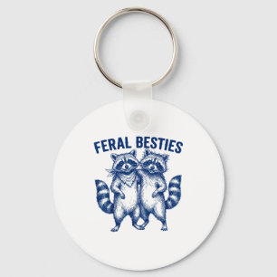 Ssum Feral Ies Matching Friend Twinning Funny Bff  Key Ring