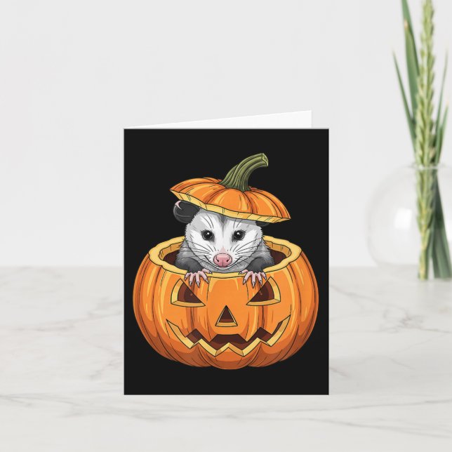 Ssum Pumpkin - Funny Halloween  Card (Front)