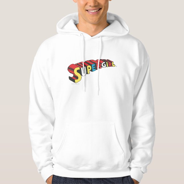 SSupergirl Colourful  Logo Hoodie (Front)