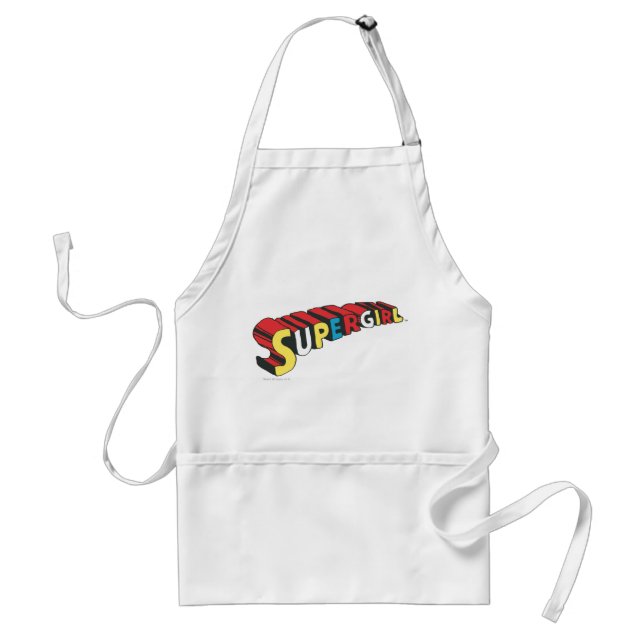 SSupergirl Colourful  Logo Standard Apron (Front)