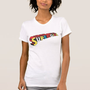 SSupergirl Colourful  Logo T-Shirt