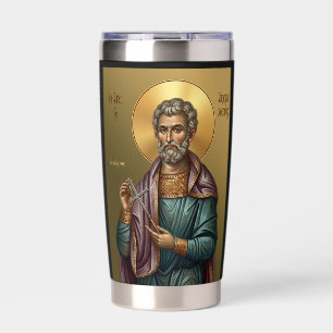 St. Achilles the Hieromartyr Orthodox Icon  Insulated Tumbler
