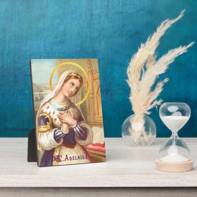 St. Adelaide, Holy Roman Empress (LT 03) 5"x7" Plaque (Side)
