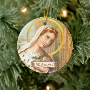 St. Adelaide, Holy Roman Empress (LT 03)  Ceramic Ornament