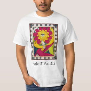 St. Adolf-Throne, Face-Flower Adolf Wölfli T-Shirt