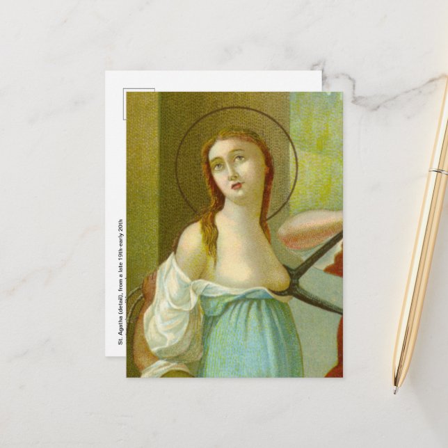 St. Agatha (M 003) Postcard 1 (Front/Back In Situ)