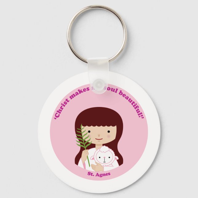 St. Agnes Key Ring (Front)