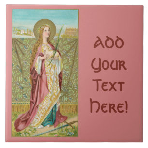 St. Agnes of Rome (BC 01) Ceramic Tile