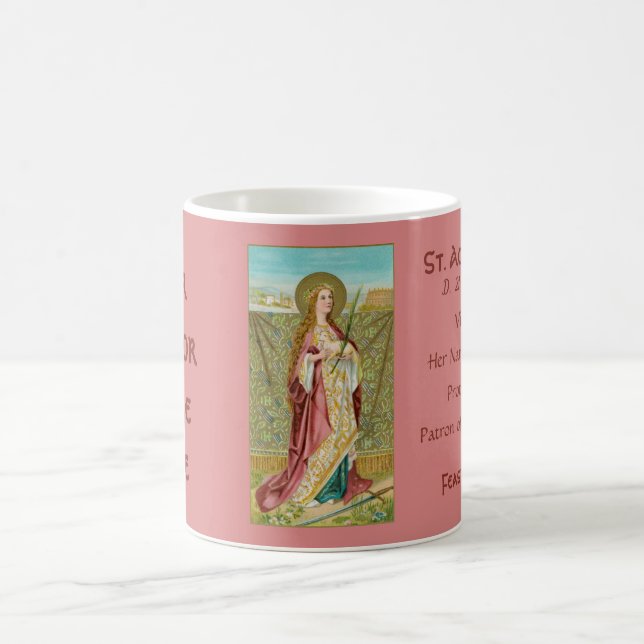 St. Agnes of Rome (BC 01) Coffee Mug 1 (Center)