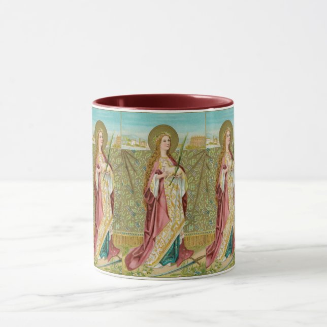 St. Agnes of Rome (BC 01) Coffee Mug 4 (Center)