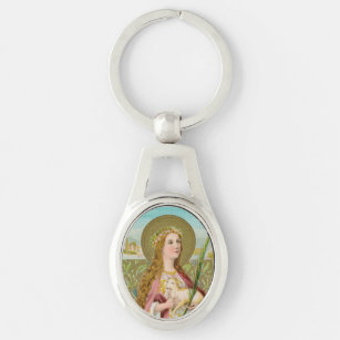 St. Agnes of Rome (BC 01) Key Ring