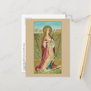 St. Agnes of Rome (BC 01) Postcard