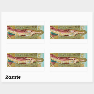 St. Agnes of Rome (BC 01) Rectangular Sticker