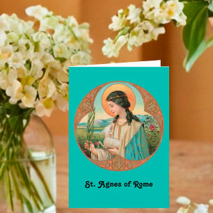 St. Agnes of Rome (BK 006) Card
