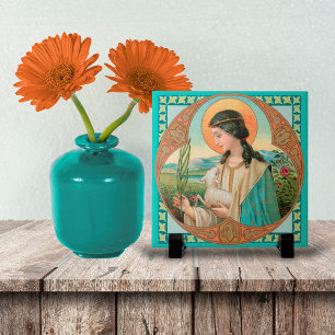 St. Agnes of Rome (BK 006) Ceramic Tile