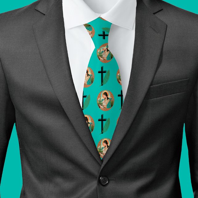 St. Agnes of Rome (BK 006) Tie (Creator Uploaded)