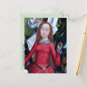 St. Agnes of Rome (detail; M 070) Postcard