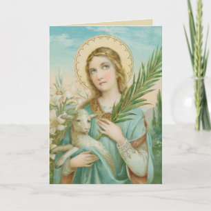 St. Agnes of Rome (MH 01) Card