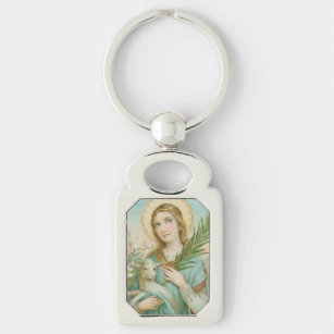 St. Agnes of Rome (MH 01) Key Ring