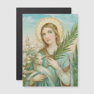 St. Agnes of Rome (MH 01)Magnetic Card