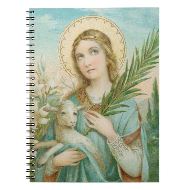 St. Agnes of Rome (MH 01) Notebook (Front)