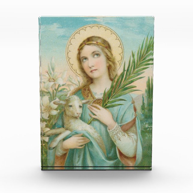 St. Agnes of Rome (MH 01) Photo Block (Front)