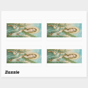 St. Agnes of Rome (MH 01) Rectangular Sticker