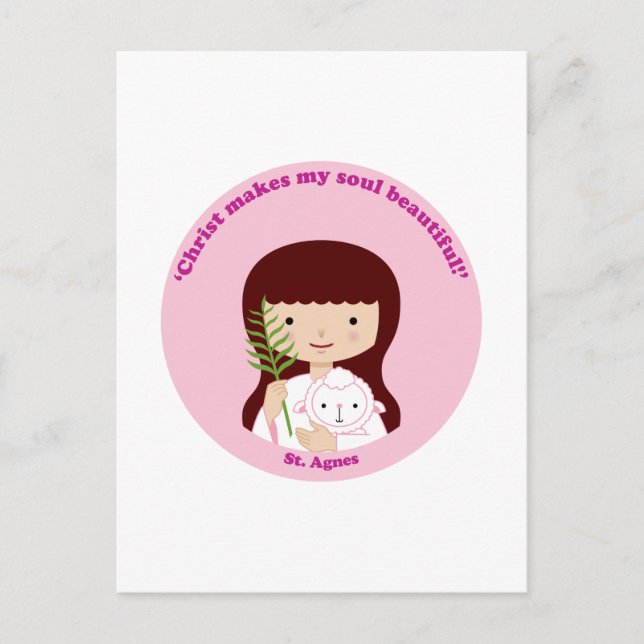 St. Agnes Postcard (Front)