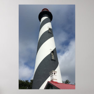 St. Agustine Light House from Below Poster