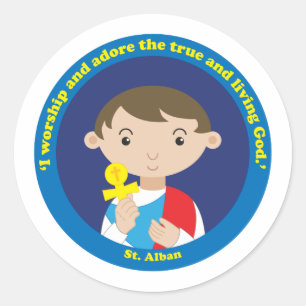 St. Alban Classic Round Sticker