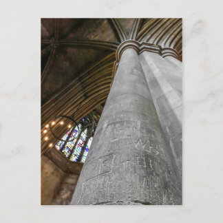 St. Albans Abbey, interior. Postcard